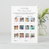 How Old Were The Mom & Dad To Be Baby Shower Game 招待状 (スタンド正面)