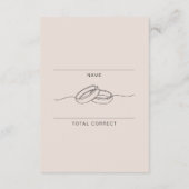 How Old Were They Printable Game Card 招待状 (裏面)