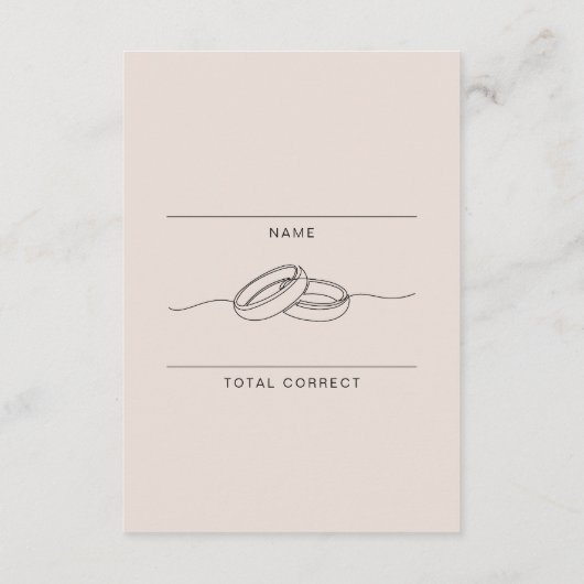 How Old Were They Printable Game Card 招待状 (裏面)