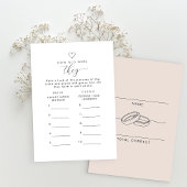 How Old Were They Printable Game Card 招待状