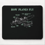 How Planes Fly Funny Aerospace Engineer Pilot Gift マウスパッド<br><div class="desc">How Planes Fly Funny Aerospace Engineer Pilot Gift</div>