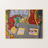 How Santa Met Mrs. Santa Jigsaw Puzzle ジグソーパズル (横)