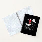 How Snowflakes Are Really Made Funny Christmas San ノートブック (内部)