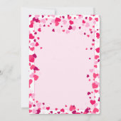 How Sweet Teacher Valentine's Gift Card Holder 招待状 (裏面)