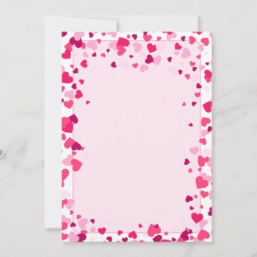 How Sweet Teacher Valentine's Gift Card Holder 招待状 (裏面)