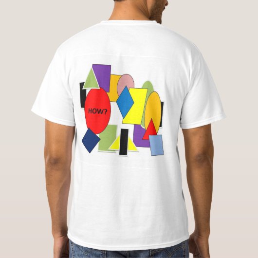 HOW? Tシャツ (裏面)