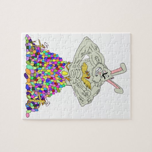 How the Easter Bunny gets his eggs ジグソーパズル (横)