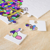 How the Easter Bunny gets his eggs ジグソーパズル (側面)