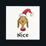 How the Grinch Stole Christmas | Max is Nice スタンダードカクテルナプキン<br><div class="desc">The holidays will not be complete without The Grinch!  HOW THE GRINCH STOLE CHRISTMAS is a classic story of a town called Who-ville and how the Christmas spirit can melt even the coldest of hearts.</div>