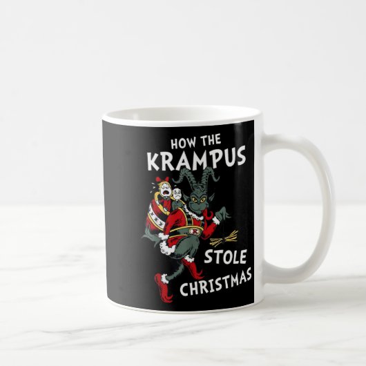 How The Krampus Stole Christmas  コーヒーマグカップ (右)