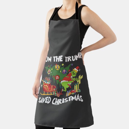 How The Trump Saved Christmas エプロン (インサイチュ)