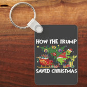 How The Trump Saved Christmas キーホルダー (正面)