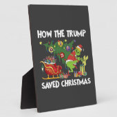 How The Trump Saved Christmas フォトプラーク (側面)