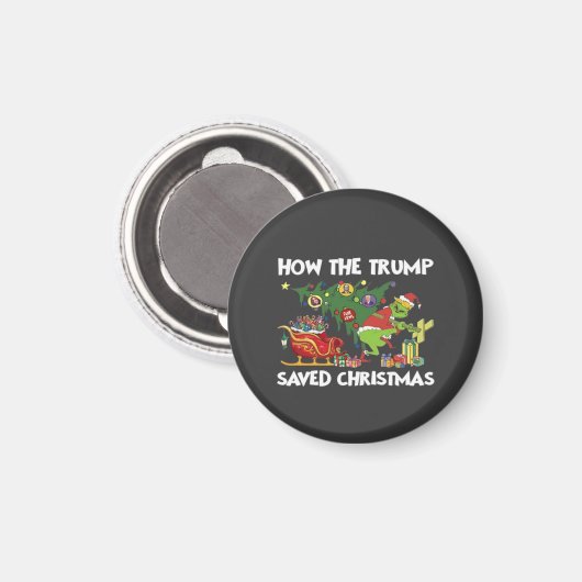 How The Trump Saved Christmas マグネット (正面/裏面)