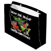 How The Trump Saved Christmas ラージペーパーバッグ (裏面アングル)