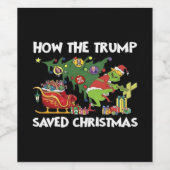 How The Trump Saved Christmas ワインラベル (シングルラベル)