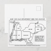 How the War Department Sees the US 1940 ポストカード (正面/裏面)