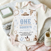 How the West Was One 1st Birthday Invite 招待状