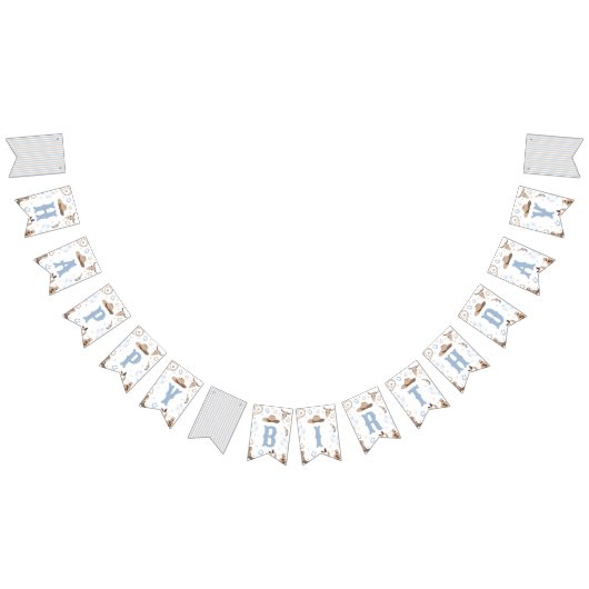 How the West Was One Birthday Banner バンティングフラッグ (全)