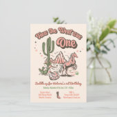 How the West was One Cowgirl Birthday 招待状 (スタンド正面)