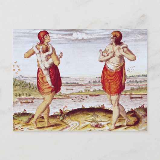 How the Women of Dasamonquepeuc ポストカード (正面)