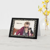 How to Answer Telemarketer Phone Calls Card カード (黄色い花)