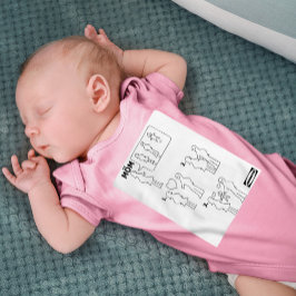 How to Assemble a Mom Instruction Sheet Parody ベビーボディスーツ