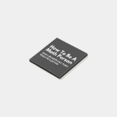 How To Be A Math Person ポストイット (アングル)