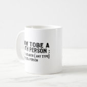 How To Be A Math Person -先生数学教授 コーヒーマグカップ (正面左)
