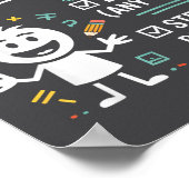 How To Be A Math Person Funny Teacher Student Pun  ポスター (角)