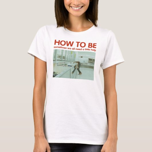 How To Be Art FreezerレディースリンガーTシャツ Tシャツ (正面)
