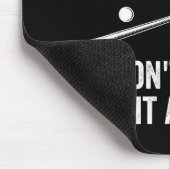 How To Bunt Don't Hit A Dinger Funny Baseball Play マウスパッド (コーナー)