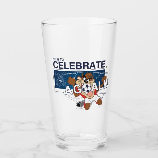 How to Celebrate a Goal With TAZ™ タンブラーグラス (正面)