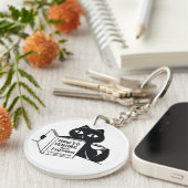 How to ignore your people キーホルダー (正面右)