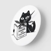 How to ignore your people ラウンド壁時計 (傾斜)