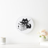 How to ignore your people ラウンド壁時計 (ホーム)