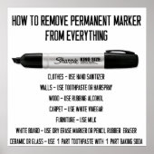 How to Remove Permanent Marker From Everything  ポスター (正面)