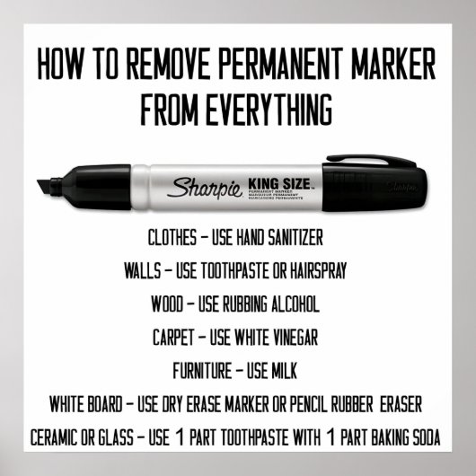 How to Remove Permanent Marker From Everything  ポスター (正面)
