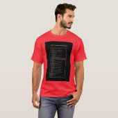 How to win friends and influence people Dale Carne Tシャツ (正面フル)