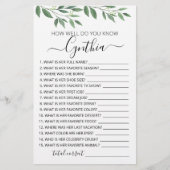 How well do you know the Birthday Girl (正面)