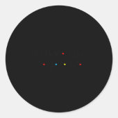 How You Doin_ Funny Premium Tri-blend ラウンドシール (正面)