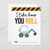 How You Kids転が建築バレンタインカード サンキューカード (正面/裏面)