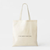 How you live your life is your business. -Tote Bag トートバッグ (裏面)
