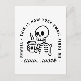 How your email finds me funny eww work unhinged ポストカード