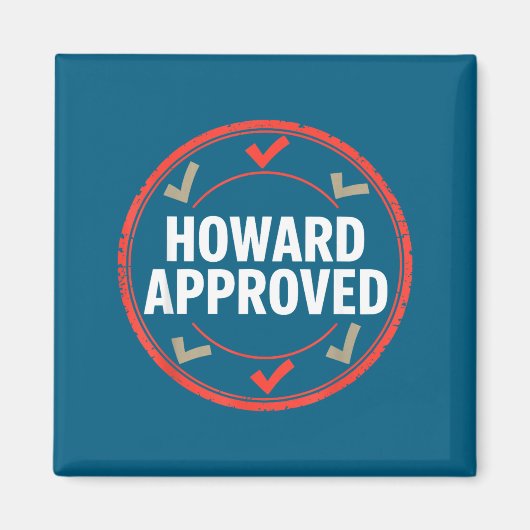 Howard 承認済み マグネット (正面)