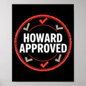 Howard approved  ポスター (正面)