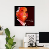 Howard_Dean_ポップ・アートの ポスター (ホームオフィス)