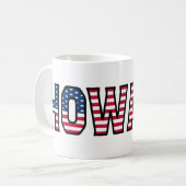 Howard Name Vorname USA styled Tasse Kaffeetasse コーヒーマグカップ (正面左)