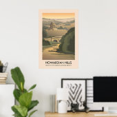 Howardian Hills AONB Travel Poster ポスター (ホームオフィス)