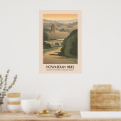 Howardian Hills AONB Travel Poster ポスター (キッチン)